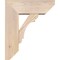 Ekena Millwork Olympic Slat Smooth Bracket w/ Offset Brace, Douglas Fir, 7 1/2"W x 20"D x 24"H BKT0806X20X24OLY06SDF - alternate 3